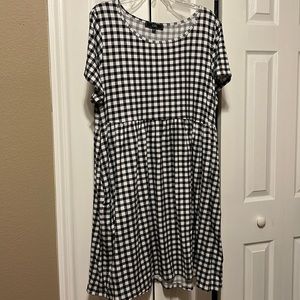 Buffalo plaid dress